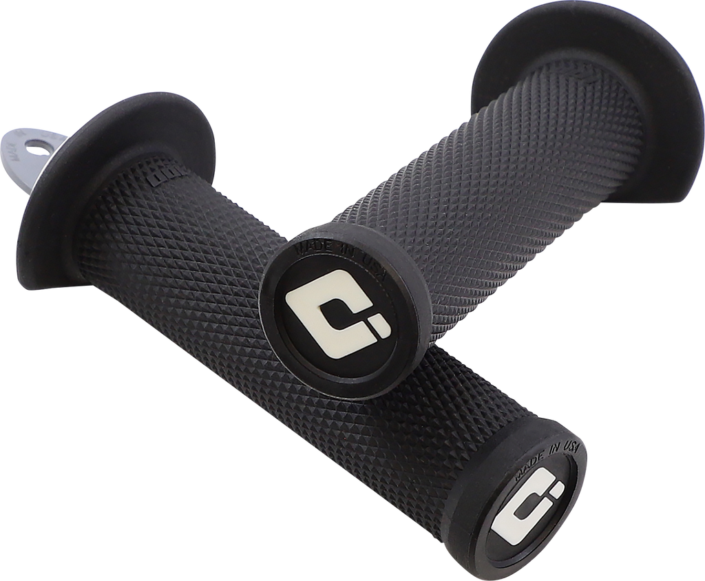 ODI Ruffian ATV/PWC Grips - Black/Silver J33RFB-S