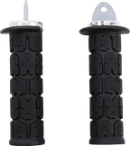 ODI Rogue ATV/PWC Grips - Black/Silver J33RGB-S