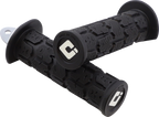 ODI Rogue ATV/PWC Grips - Black/Silver J33RGB-S