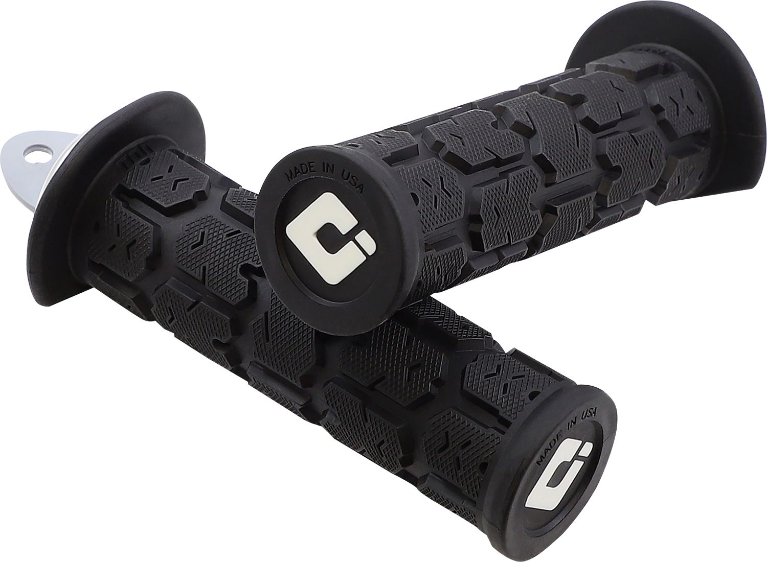ODI Rogue ATV/PWC Grips - Black/Silver J33RGB-S