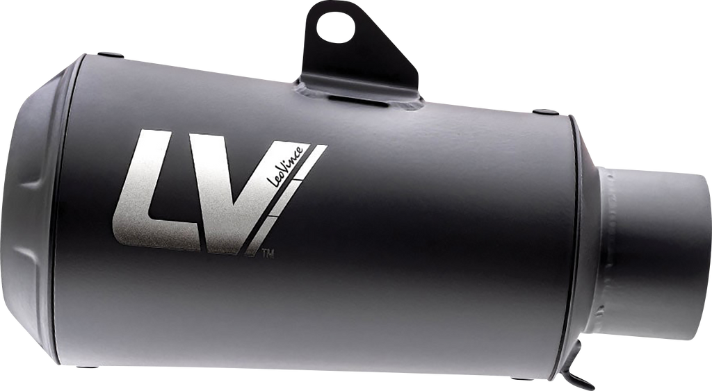 LEOVINCE Universal LV-10 Slip-On Muffler - Full Black 9746FBU