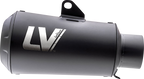 LEOVINCE Universal LV-10 Slip-On Muffler - Full Black 9746FBU