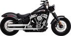 VANCE & HINES 3" Twin Slash Slip-On Muffler - Chrome 16376