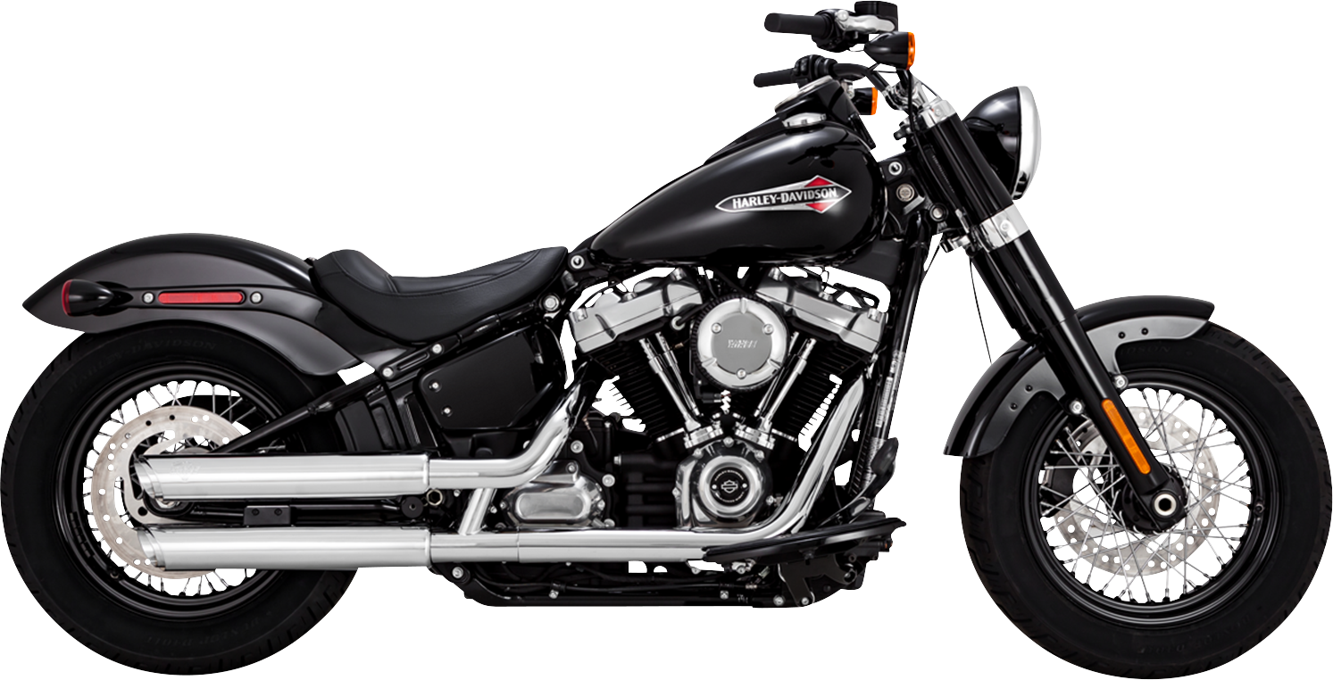 VANCE & HINES 3" Twin Slash Slip-On Muffler - Chrome 16376