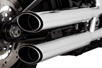 VANCE & HINES 3" Twin Slash Slip-On Muffler - Chrome 16376
