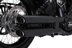 VANCE & HINES 3" Twin Slash Slip-On Mufflers - Black 48323