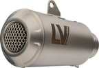 LeoVince Slip-On Muffler - Black Stainless Steel - S1000RR 15241B - BMW S1000RR; BMW S1000R LV-10 - BMW S1000RR 2019-2024; BMW S1000R 2021-2024