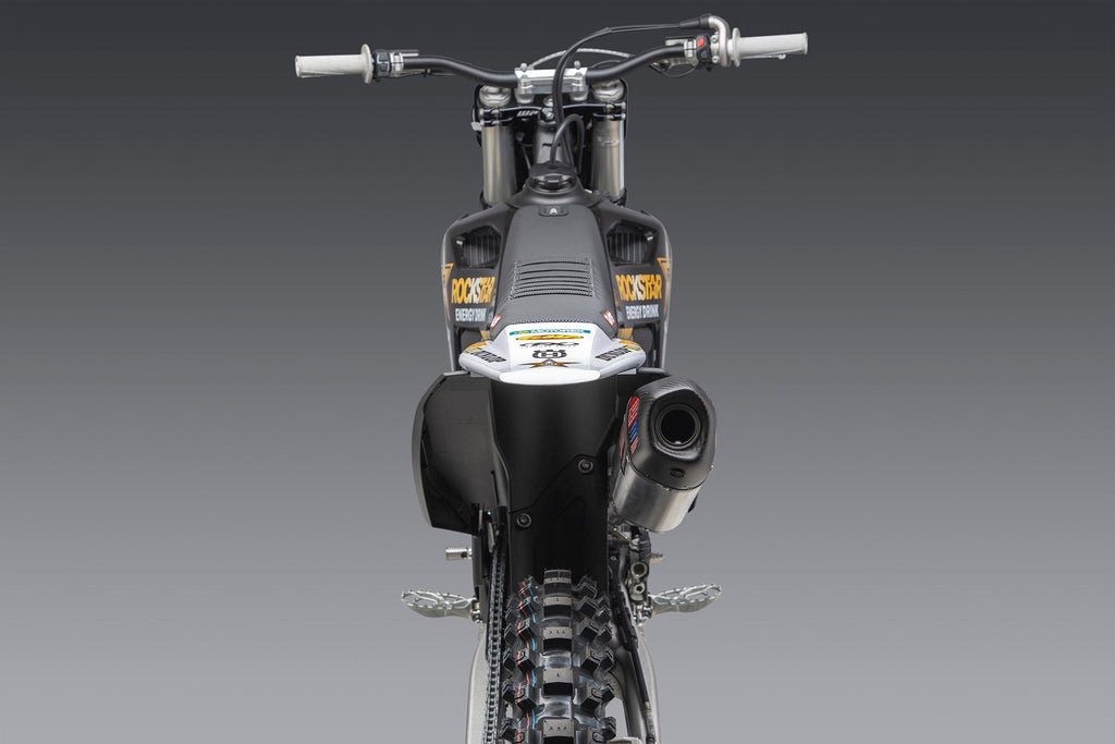 Yoshimura KTM 250/350SX-F / Husqvarna FC250/350 22-26 RS-12 Stainless Full Exhaust, w/ Aluminum Muffler