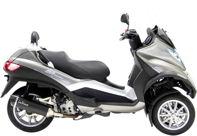 LeoVince Nero Muffler - MP3 400/500 14005U - Piaggio MP3 400/LT/RST 2007-2012
