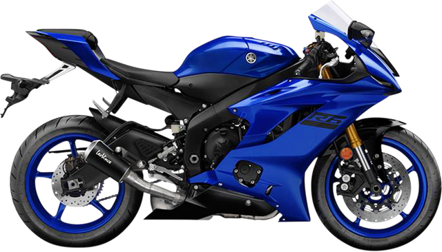 LeoVince LV-10 Muffler - Black 15215BU - Yamaha YZF-R6 2006-2021