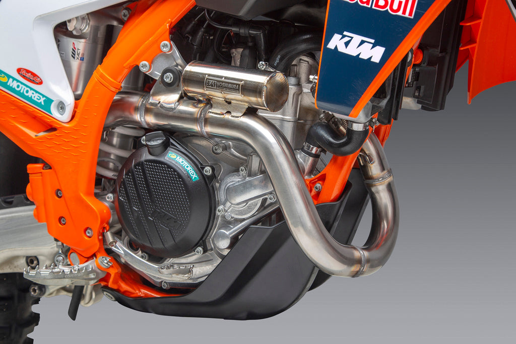 Yoshimura KTM 450SX-F FE 22-26/Husqvarna FC450 RE 22-26 RS-12 Stainless Full Exhaust, w/ Aluminum Muffler