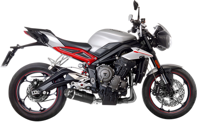 LeoVince LV One Evo Muffler - Carbon Fiber - Triumph Street Triple 765 14289EU 2023-2025