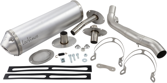 LeoVince LV-X Slip-On Muffler - DR650 3378 - Suzuki DR650S/SE 1996-2024