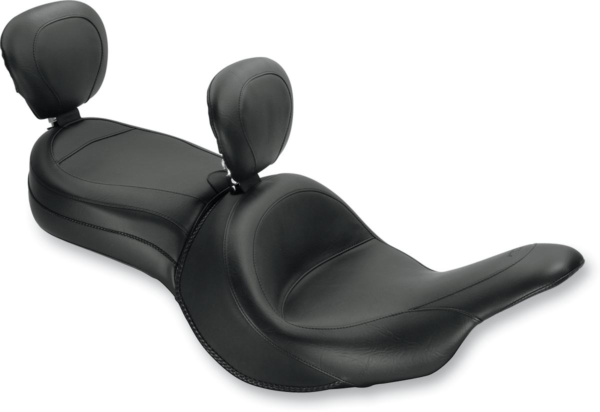 MUSTANG Vintage Wide Touring Seat With Driver Backrest
