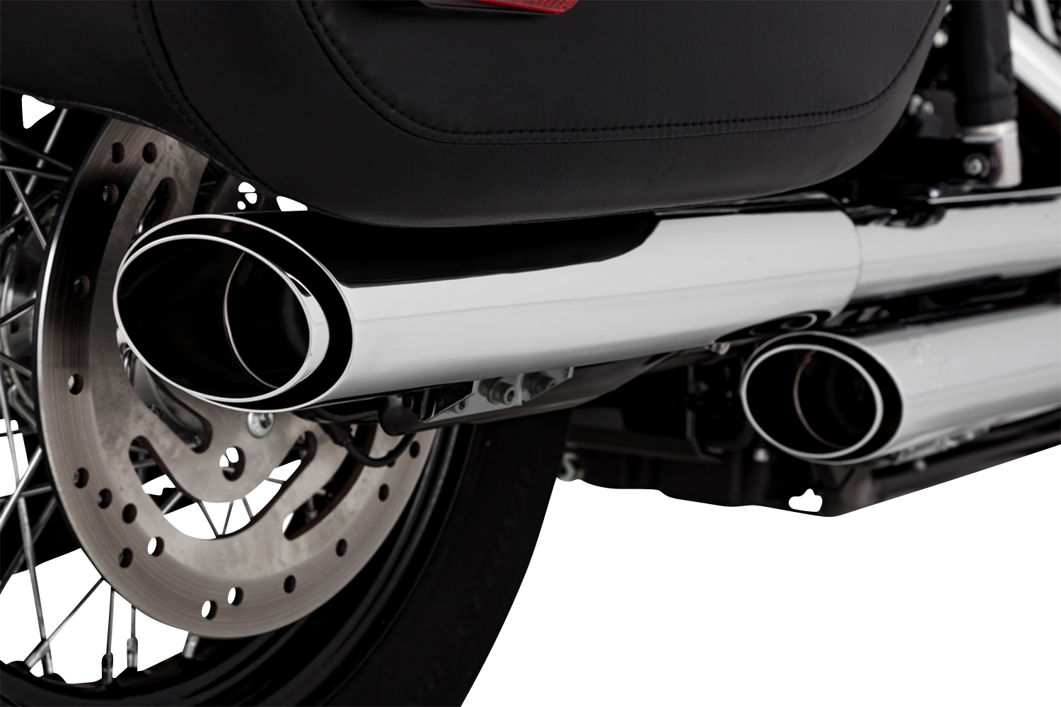 VANCE & HINES 3" Twin Slash Slip-On Muffler - Chrome 16379