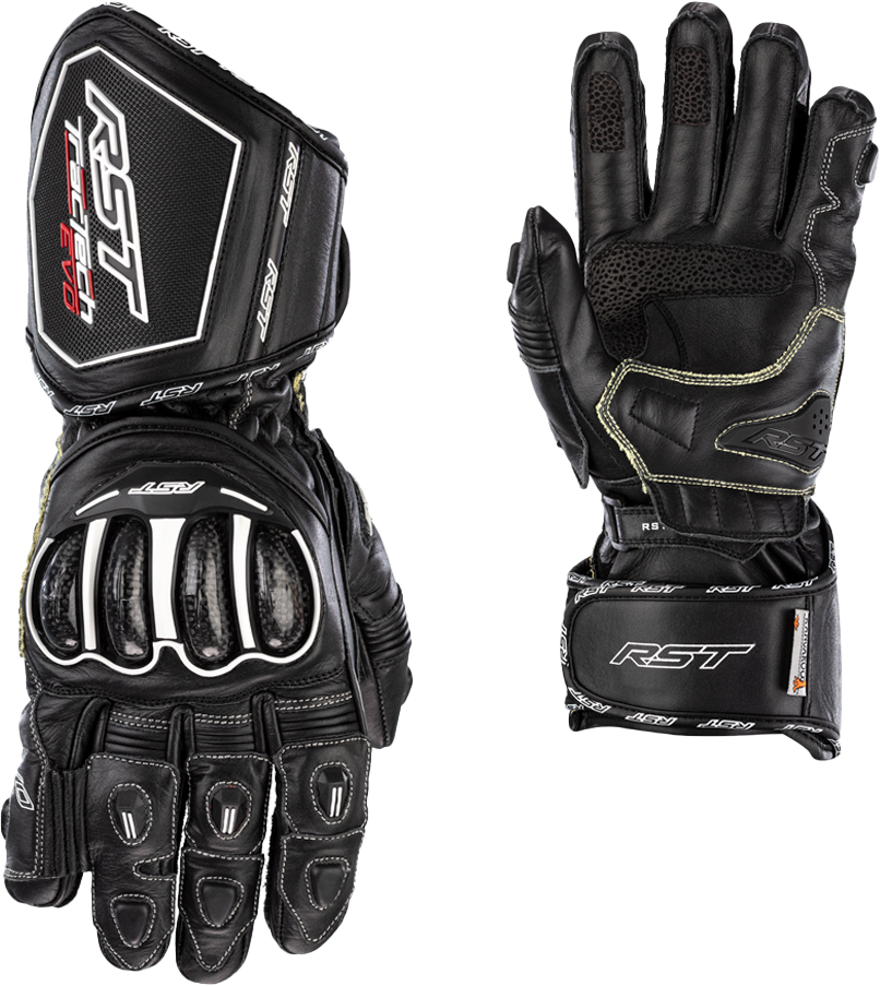 RST Tractech EVO 4 CE Glove - Black / Black / Black - View 7