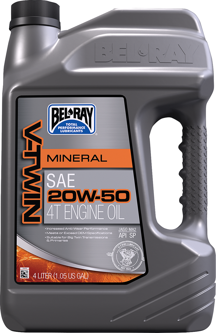 BEL-RAY V Twin Oil - 20W50 / 4L 3601-0250