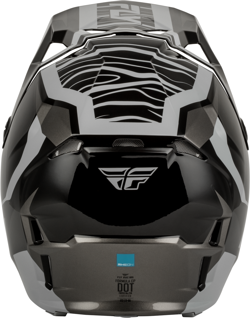 FLY Racing Formula CP Charge Helmet (2027) - Black / Grey / Light Grey - View 5