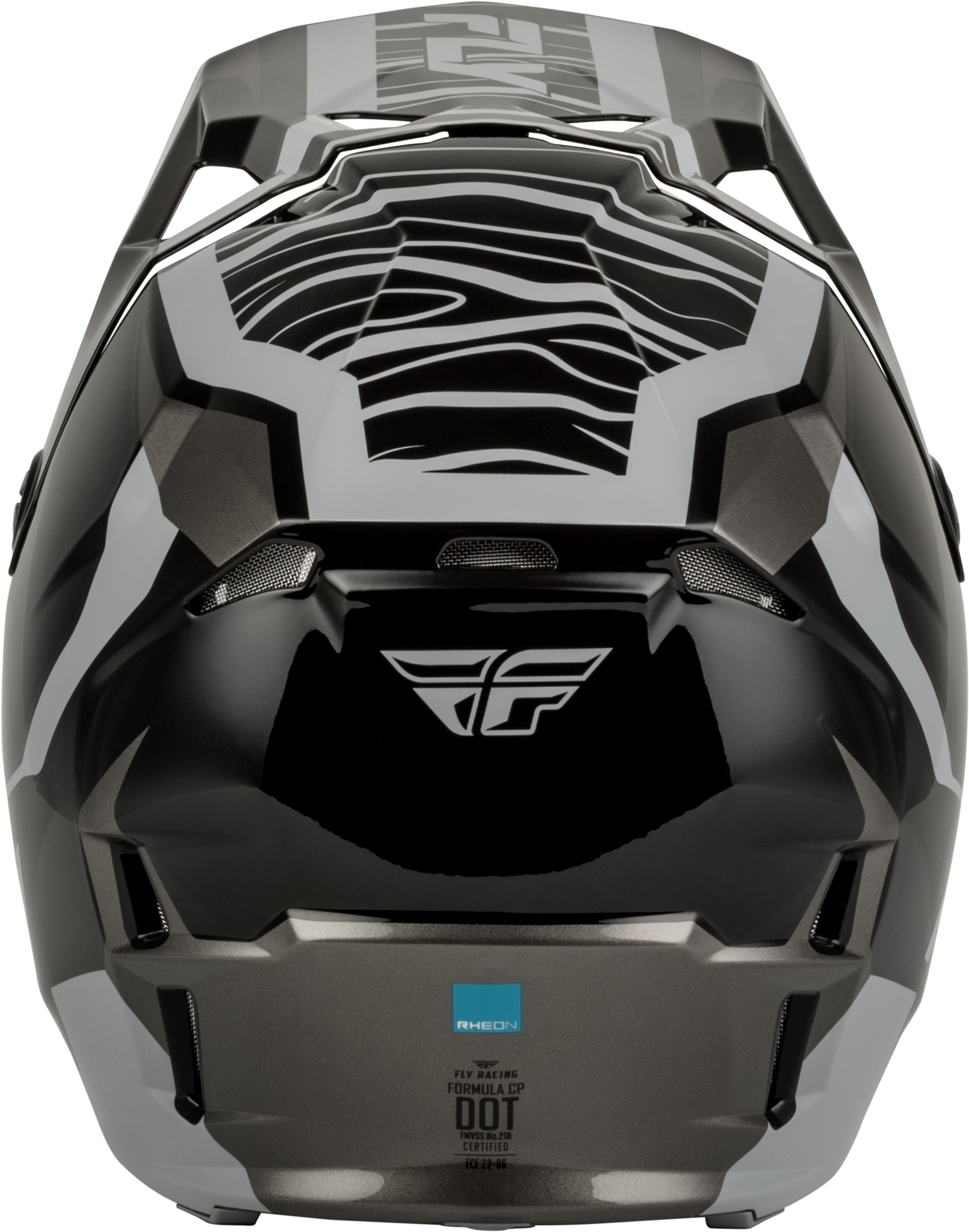 FLY Racing Formula CP Charge Helmet (2027) - Black / Grey / Light Grey - View 5