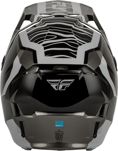 FLY Racing Formula CP Charge Helmet (2027) - Black / Grey / Light Grey - View 21