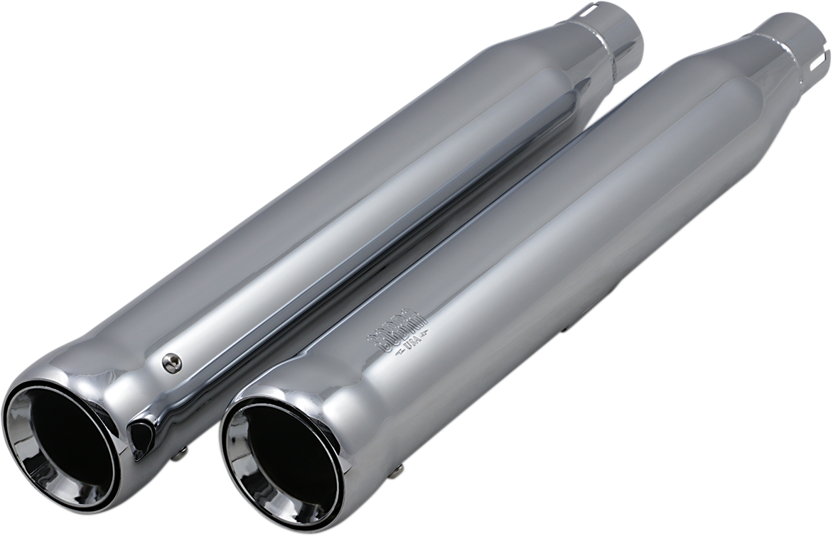 COBRA Neighbor Hater Slip-On Mufflers - 3" - Chrome - Fat Boy 6041