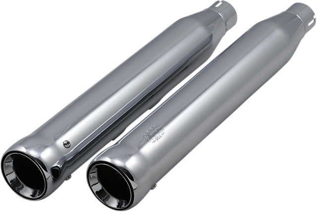 Cobra Neighbor Hater Slip-On Mufflers - 3" - Chrome - FLSTN 6042