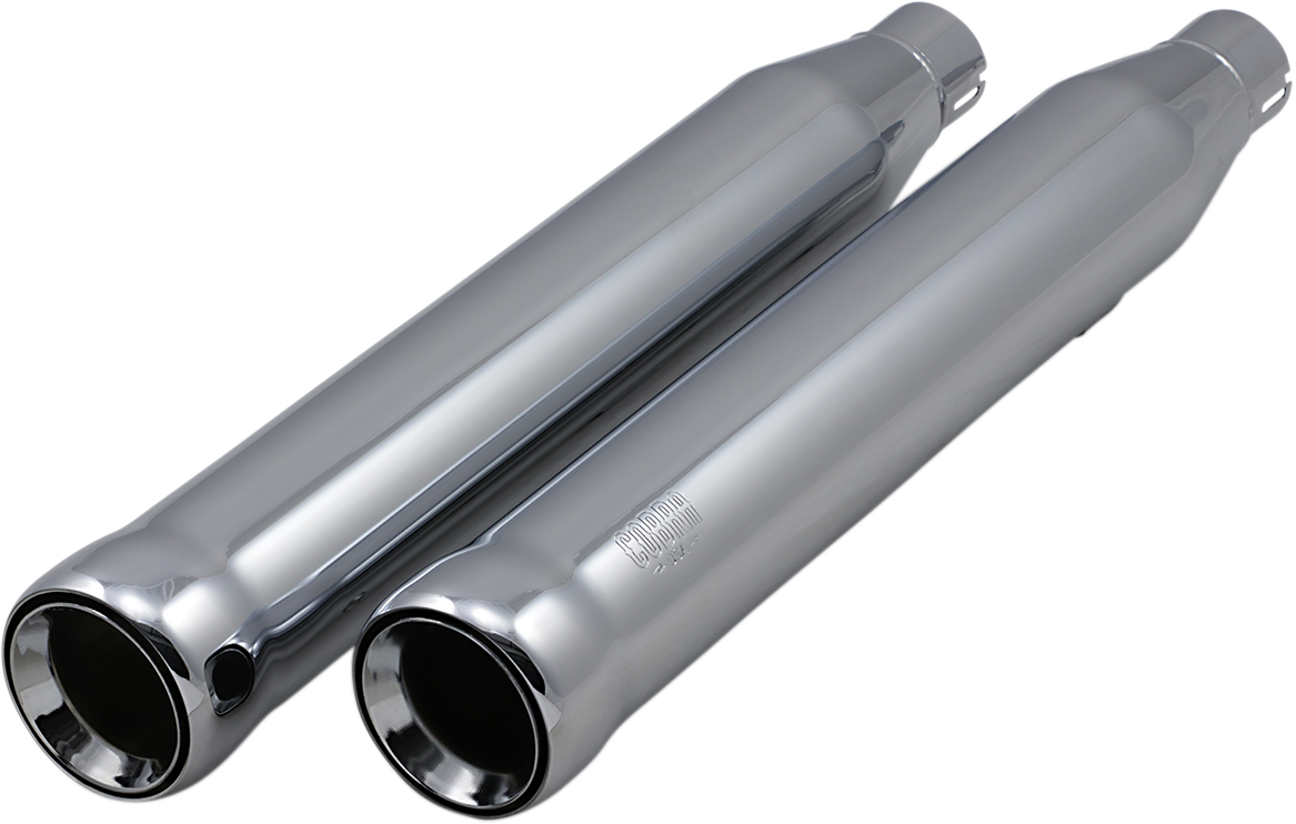 COBRA Neighbor Hater Slip-On Mufflers - 3" - Chrome - '07-'17 Softail 6043