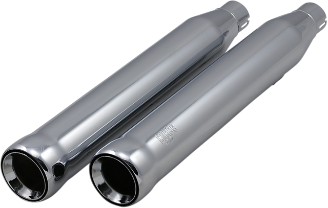 Cobra Neighbor Hater Slip-On Mufflers - 3" - Chrome - 2007-2017 Harley-Davidson Softail 6043