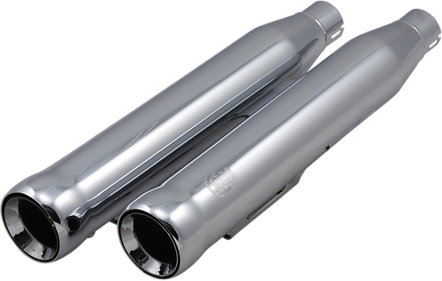 Cobra Neighbor Hater Slip-On Mufflers - 3" - '91-'17 Dyna - Chrome 6045