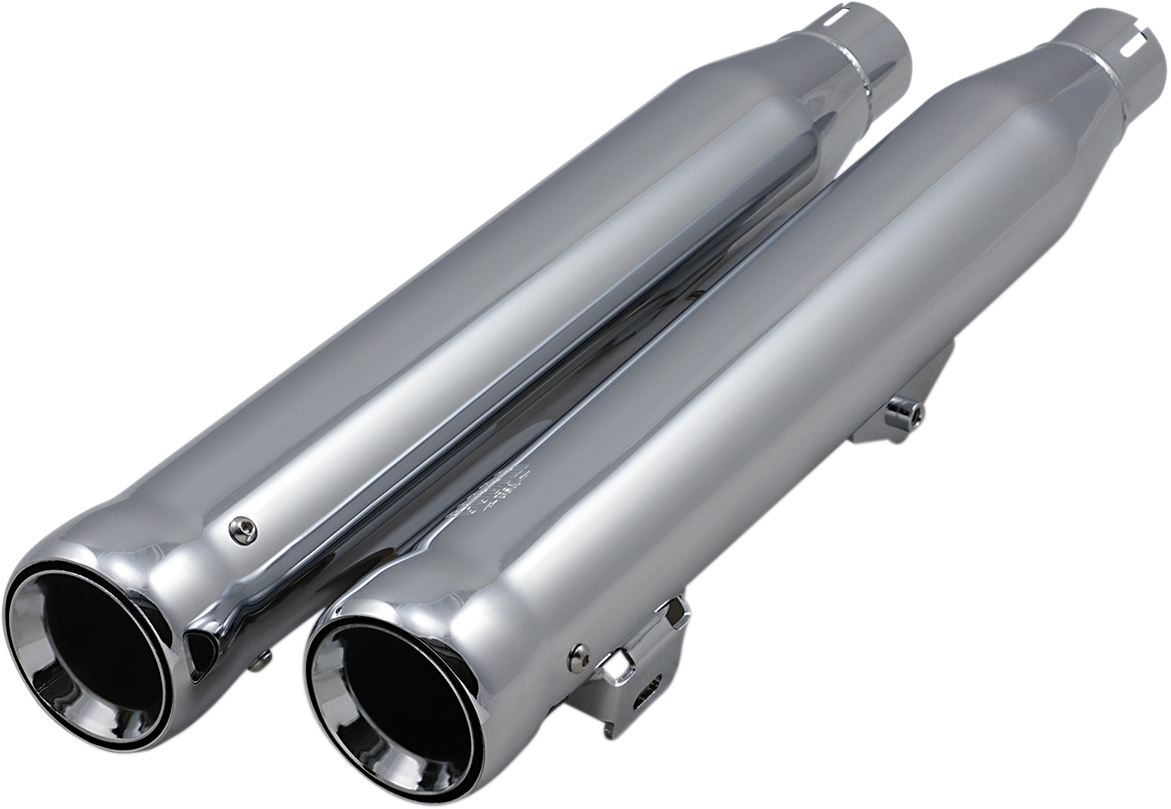 COBRA Neighbor Hater Slip-On Mufflers - 3" - Chrome - FXDF/FXDWG 6049