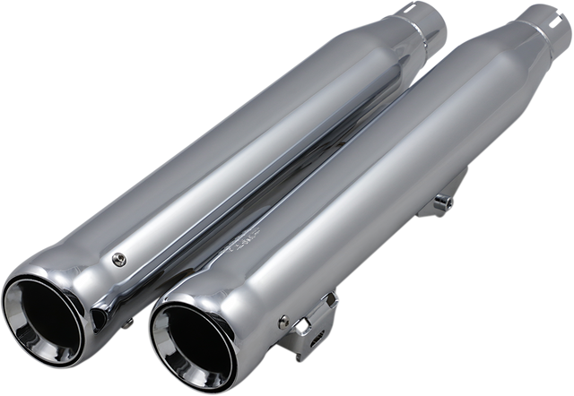 Cobra Neighbor Hater Slip-On Mufflers - 3" - Chrome - FXDF/FXDWG 6049