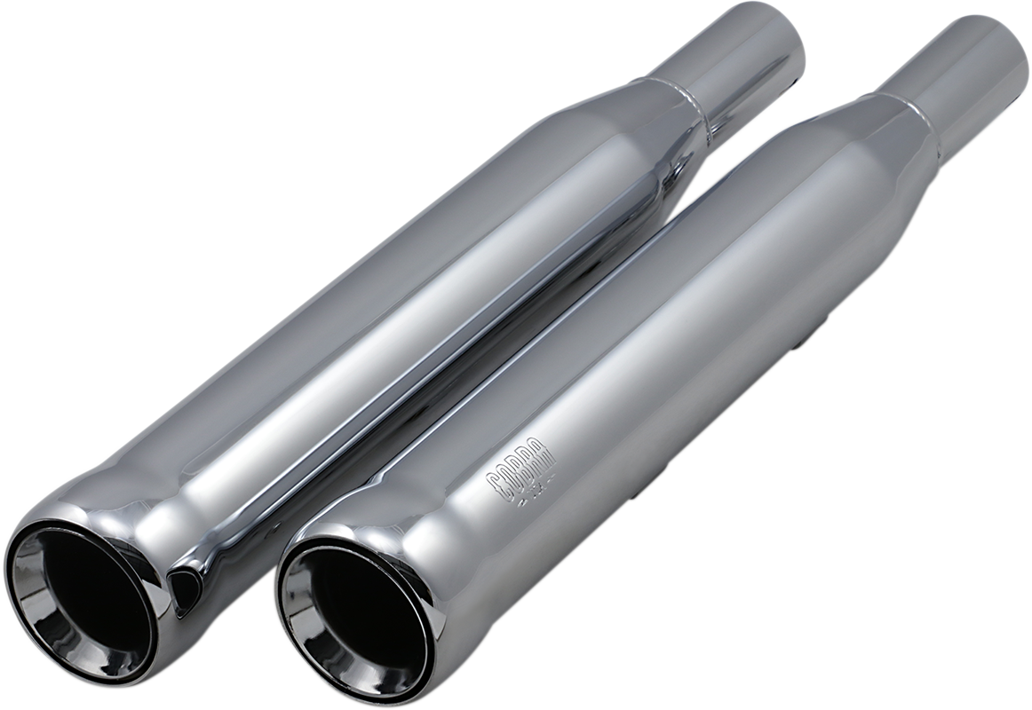 COBRA Neighbor Hater Slip-On Mufflers - 3" - '04-'13 XL - Chrome 6085