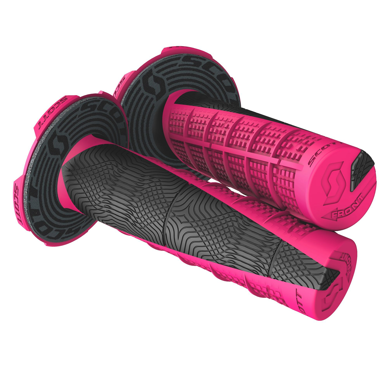SCOTT Deuce Grips with Donut - Pink/Black 219627-1665