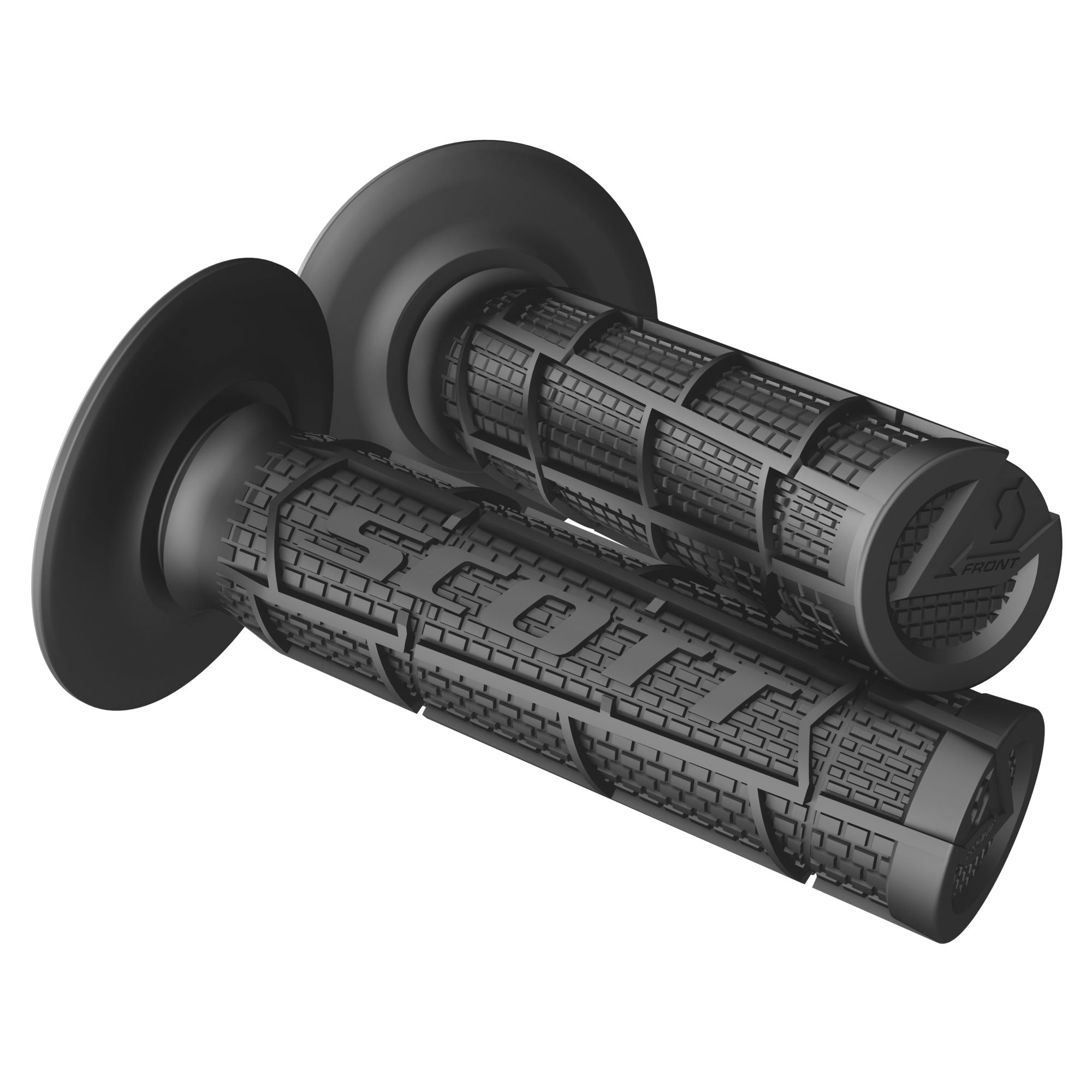 SCOTT Radial Full Waffle Grips - Black 233925-0001
