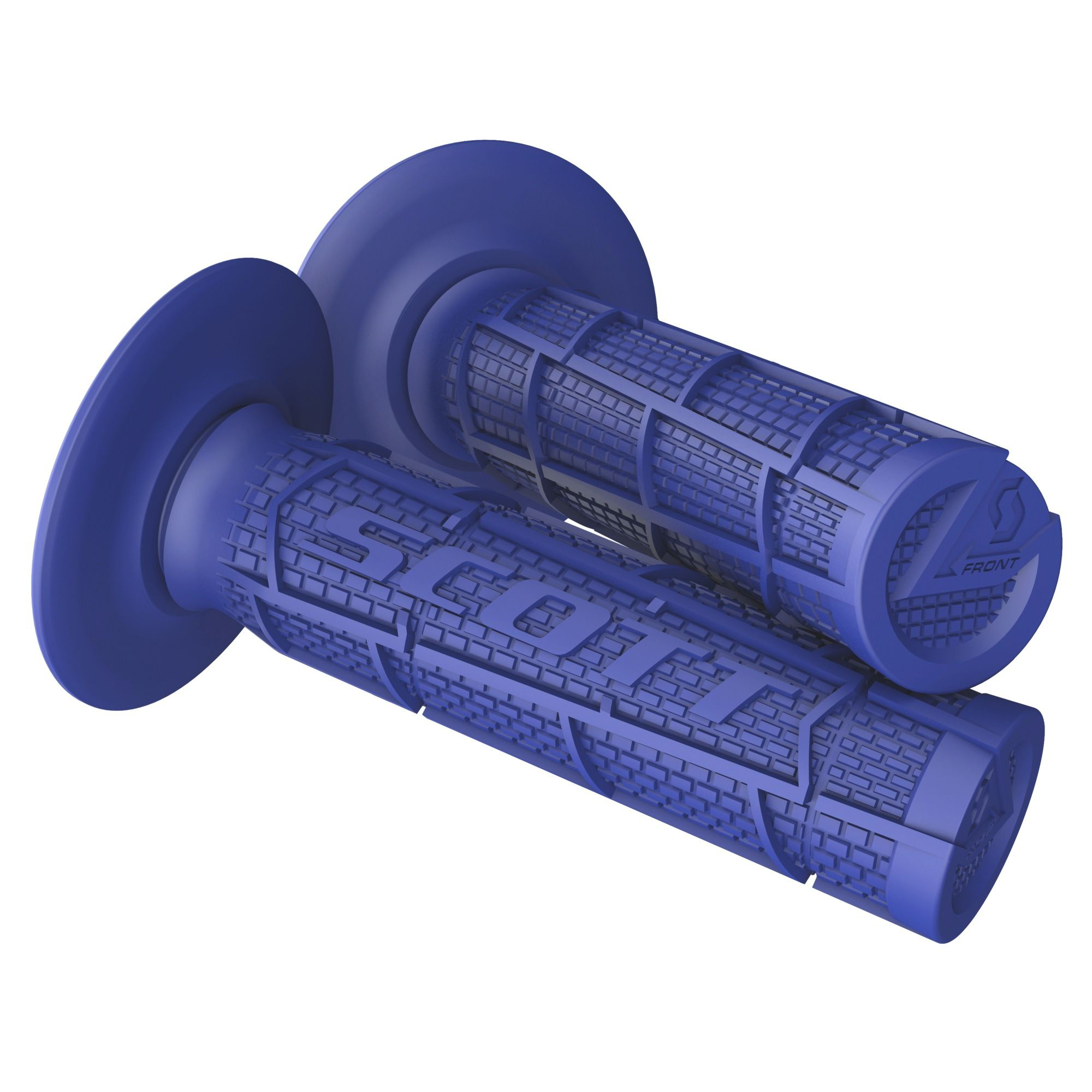 SCOTT Radial Full Waffle Grips - Blue 233925-0003