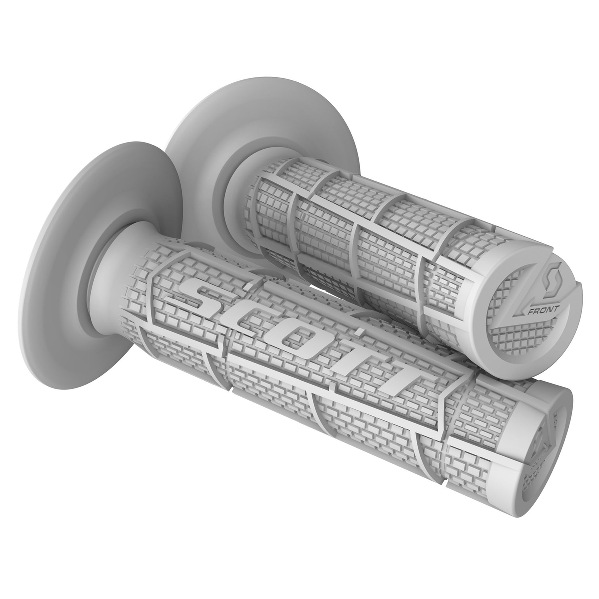 SCOTT Radial Full Waffle Grips - Gray 233925-0011