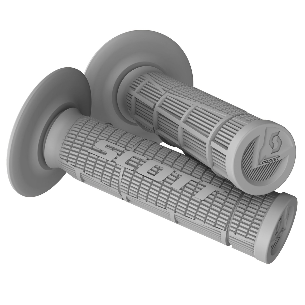 SCOTT Radial Half Waffle Grips - Gray 233927-0011