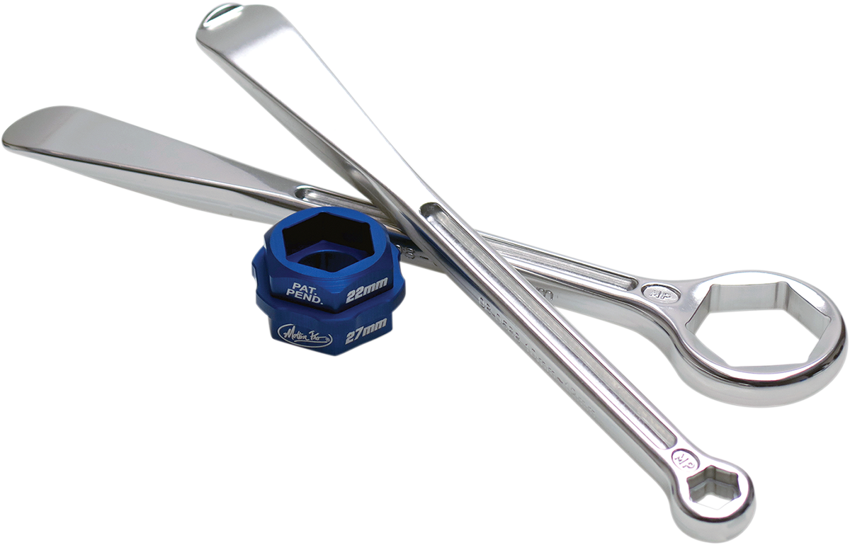 MOTION PRO T6 Combo Lever Set - Tire Lever/Wrench / T6 / Hex / Closed End/Contoured / with Adapter / Set 3810-0072