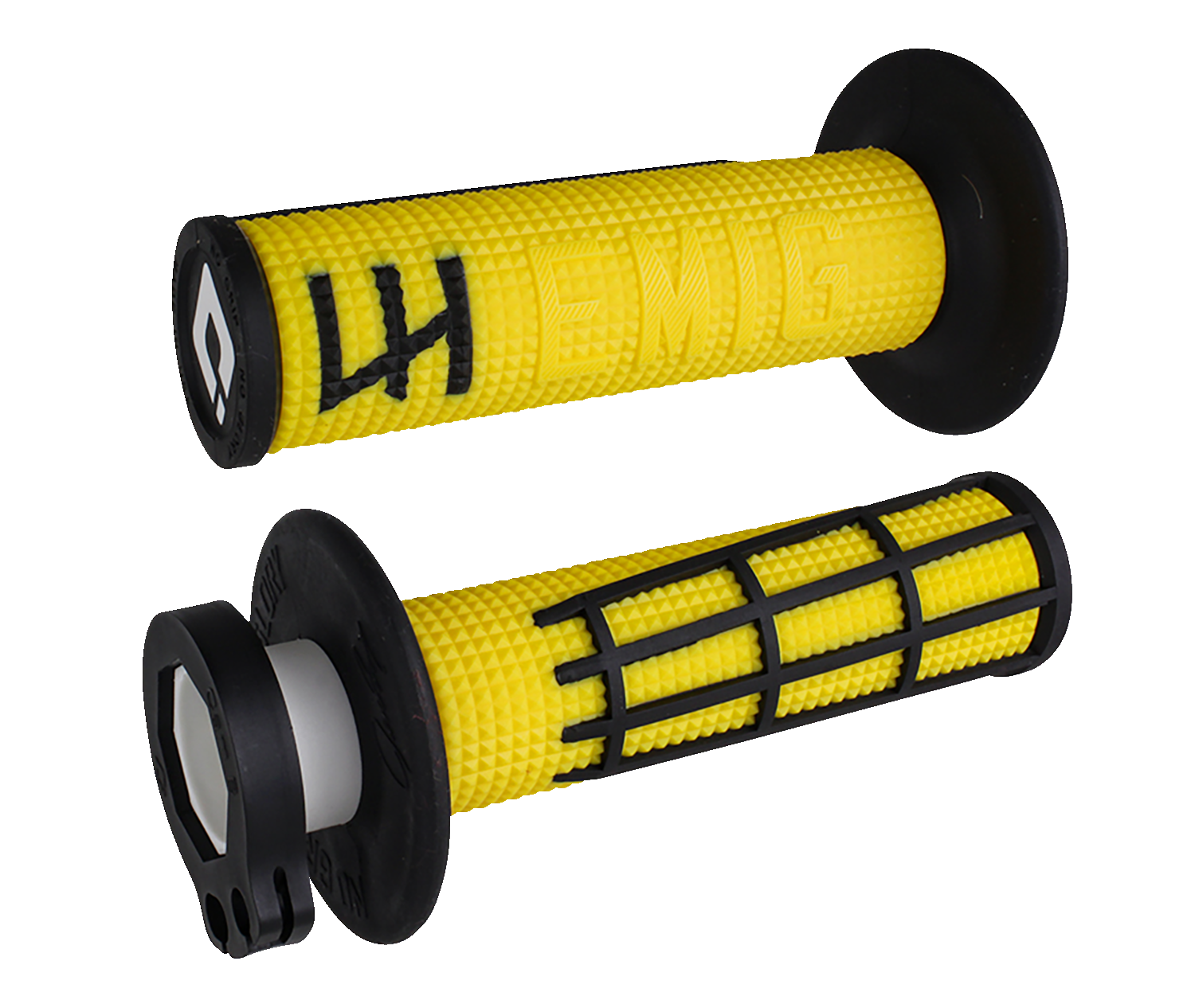 ODI EMIG 2.0 Lock-On Grips - Yellow/Black H36E2YB