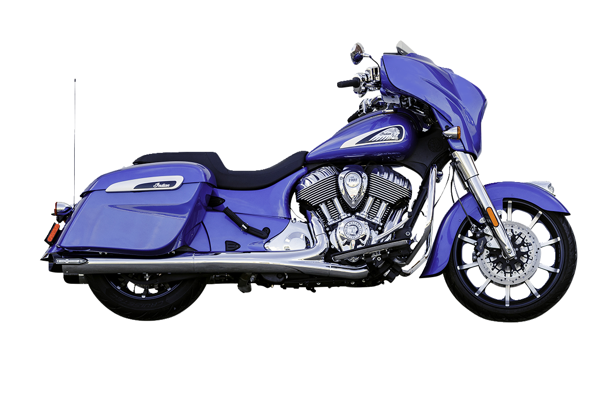 S&S CYCLE 4" Broadhead Slip-On Mufflers - Slash Cut - Chrome 550-1076