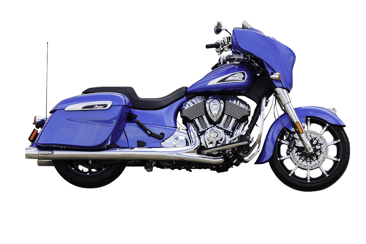 S&S CYCLE 4" Broadhead Slip-On Mufflers - Fishtail - Chrome 550-1077