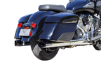 S&S CYCLE 4" Broadhead Slip-On Mufflers - Slash Cut - Chrome 550-1076