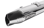 S&S CYCLE 4" Broadhead Slip-On Mufflers - Fishtail - Chrome 550-1077