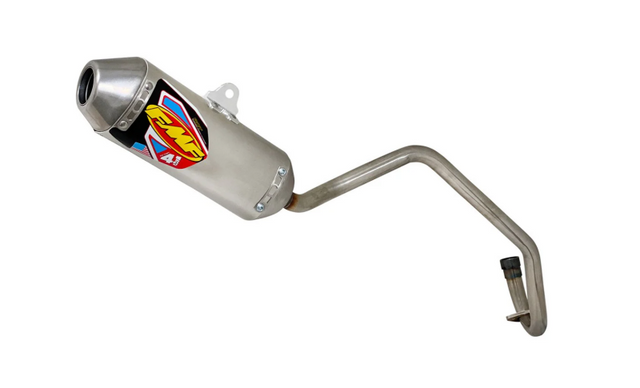 FMF Racing Kawasaki KLX110 2002-2022; Kawasaki KLX110L 2010-2020; Kawasaki KLX110R / KLX110R L 2021-2026; Suzuki DRZ110 2003-2008 KAW KLX110/L'02-26/SUZ DRZ110'03-05 S/S Alum MINI Factory 4.1 MFLR w/SS HDR 042380