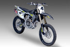 Yoshimura TF450 2025-26 RS-12 Stainless Full Exhaust, w/ Aluminum Muffler