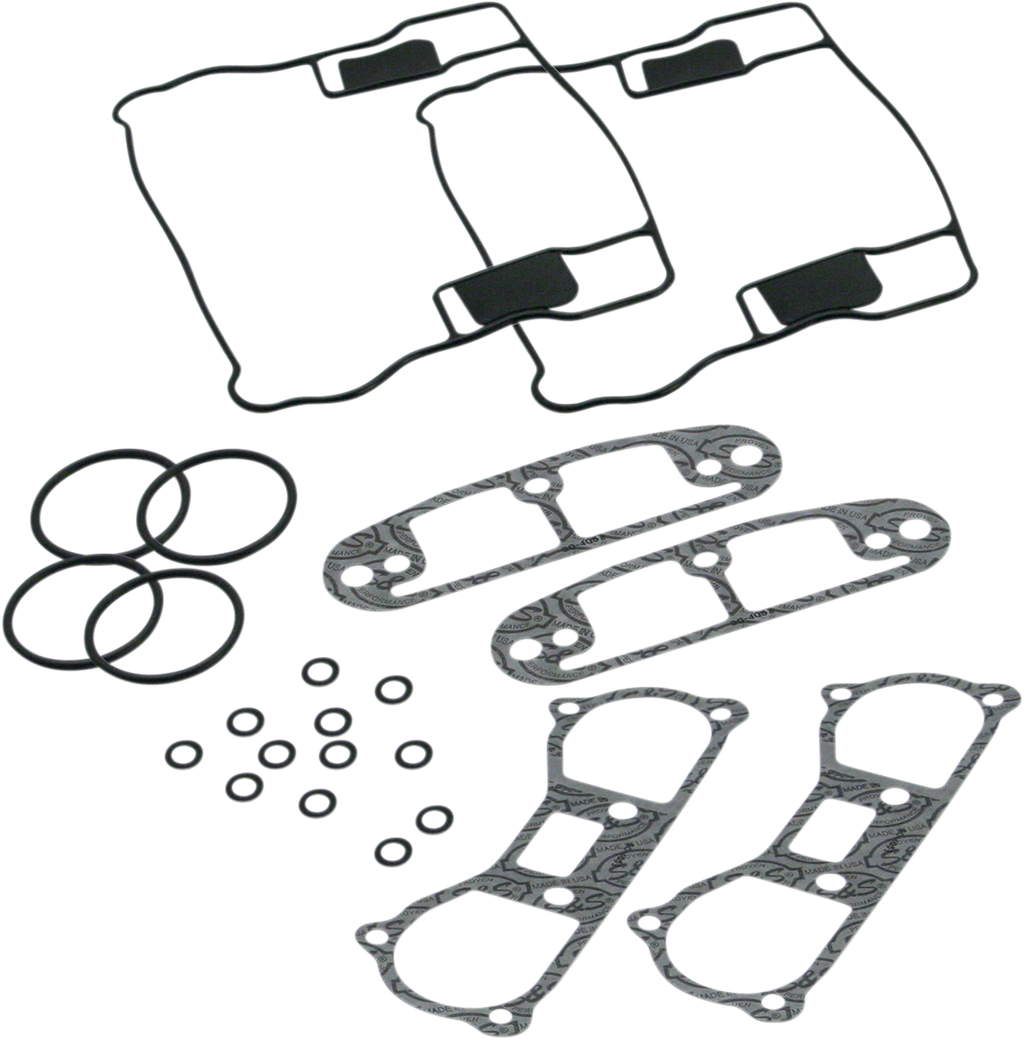 S&S CYCLE Replacement Gasket kit for Rocker box - Rocker Box Gasket Kit / EVO Big Twin 90-4091