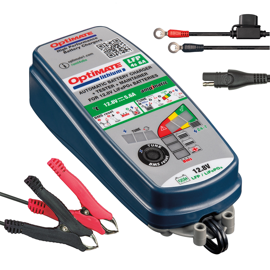 TECMATE OptiMate™ Lithium LFP 4S 6A Battery Charger - Battery Charger/Monitor / Lithium 3807-0597