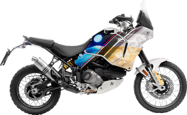 LeoVince LV One EVO Slip-On Muffler - Stainless Steel 14428EU - Ducati DesertX 2022-2024