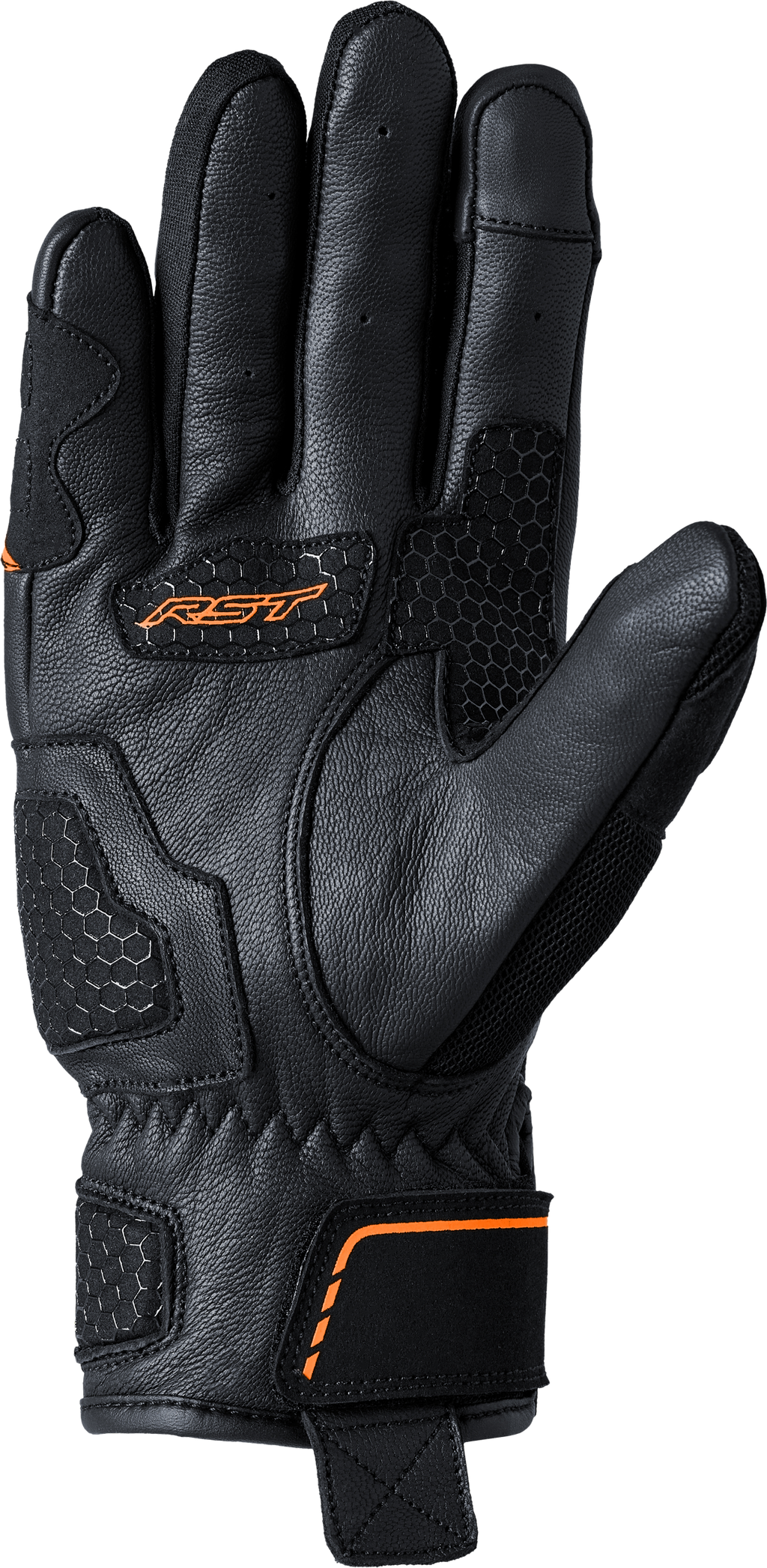 RST S-1 Mesh CE Men's Gloves - Black / Neon Orange - View 12