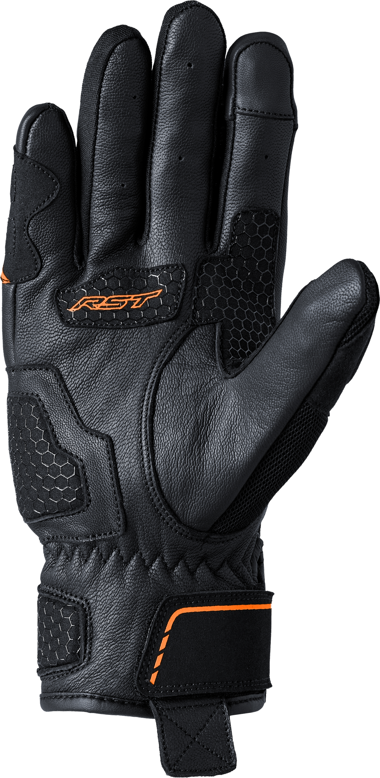 RST S-1 Mesh CE Men's Gloves - Black / Neon Orange - View 12